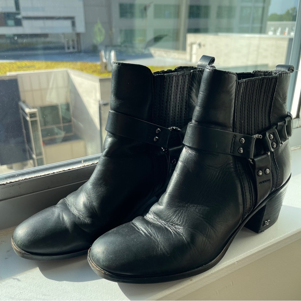 Sam Edelman Black Ankle Boots